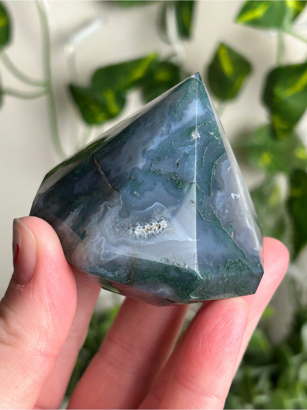 Moss Agate Diamond A